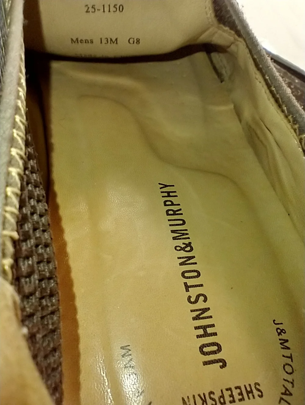 Johnston & Murphy Brown Leather Driving Slip On Loafers Men's sz 13M. - Picture 10 of 12